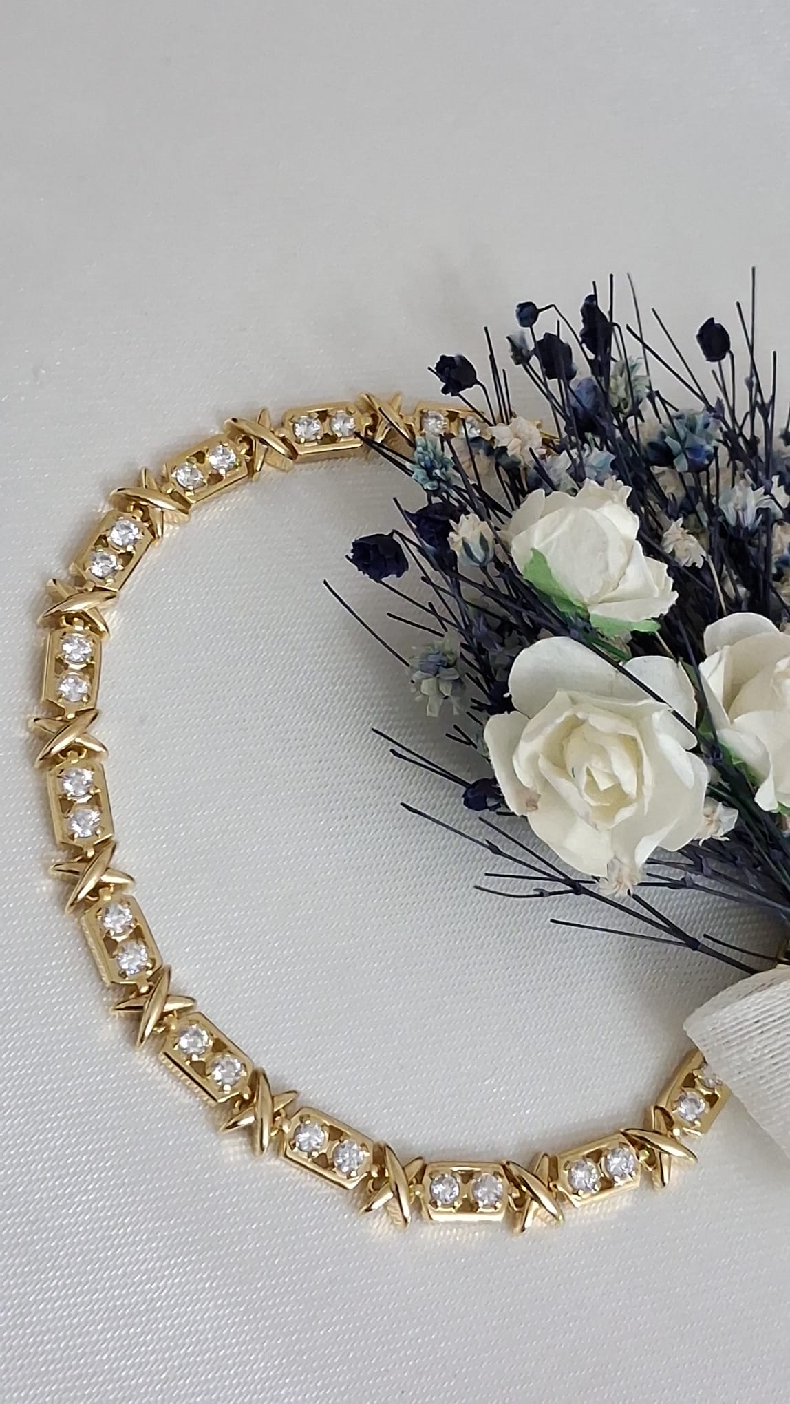 XUPING Bileklik - Küp Şeklinde Baget Taşlı ve X Figürlü